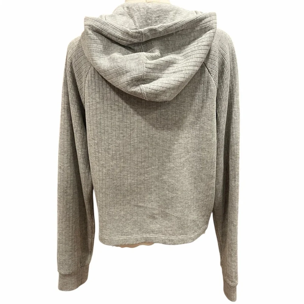 Nike Ribbed Hooded Sweatshirt | Classic Logo | Women's Medium
